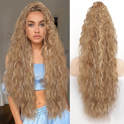Ponytail Hair Extension Clip-On – 30" Inch