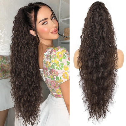 Ponytail Hair Extension Clip-On – 30" Inch