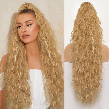 Ponytail Hair Extension Clip-On – 30" Inch
