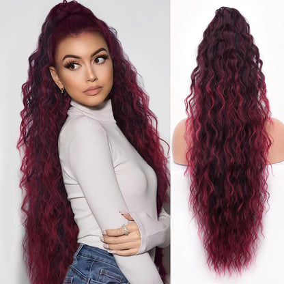 Ponytail Hair Extension Clip-On – 30" Inch